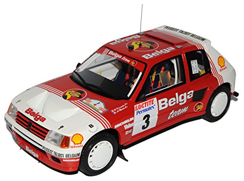 Peugeot 205 T16 Gruppe B No 3 Belga Rallye Ypres 1985 Nr 647 1/18 Otto Modell Auto von Otto Mobile