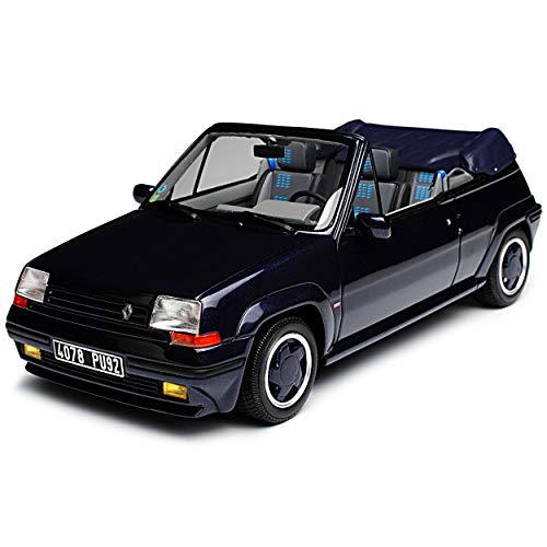 Renautl R5 GT Turbo Dunkel Blau 3 Türer 1984-1996 Nr 280 1/18 Otto Modell Auto mit individiuellem Wunschkennzeichen von Otto Mobile