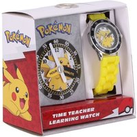 Accutime Kinderuhr Pokémon Pikachu, Analoge Armbanduhr mit beschrifteten Zeige von Otto Simon Handels GmbH