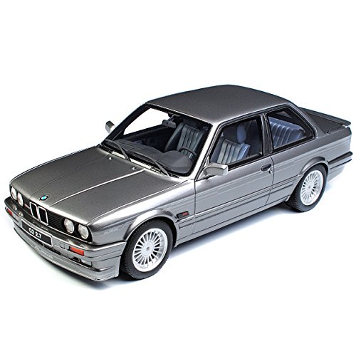 B-M-W 3er E30 Alpina C2 2.7 Grau 1982-1994 Nr 675 1/18 Otto Modell Auto mit individiuellem Wunschkennzeichen von Ottomobile B-M-W