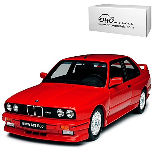 B-M-W 3er E30 M3 Coupe Rot 1982-1994 Nr 695 1/18 Otto Mobile Modell Auto mit individiuellem Wunschkennzeichen von Ottomobile B-M-W