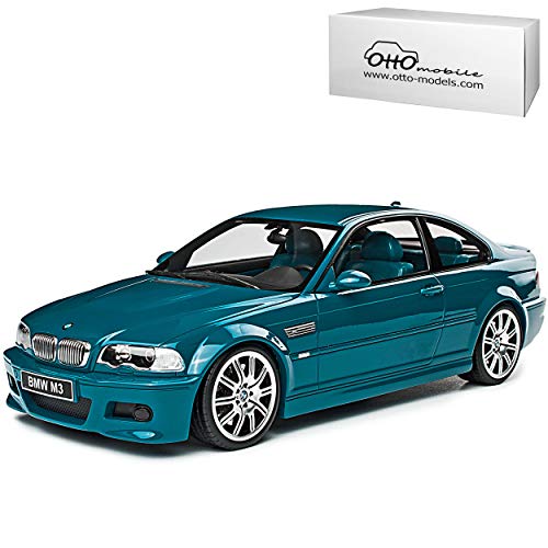 B-M-W 3er M3 E46 Coupe Laguna SECA Blau 1998-2007 Nr 790 1/18 Otto Mobile Modell Auto mit individiuellem Wunschkennzeichen von Ottomobile B-M-W