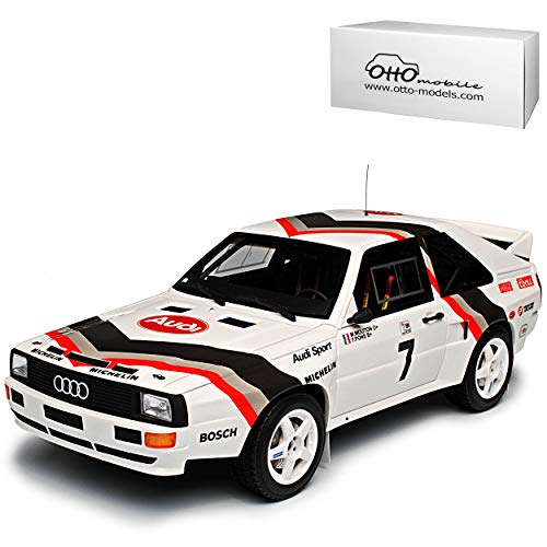 A-U-D-I Sport Quattro Pikes Peak 1984 Pons Moutin Nr 591 1/18 Otto Modell Auto mit individiuellem Wunschkennzeichen von Otto Mobile