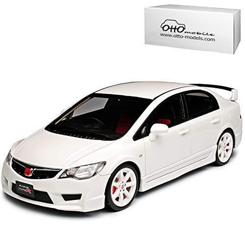 Otto Mobile Hon-da Civic Type-R FD2 Limousine Weiss 2007-2010 Nr 304 1/18 Modell Auto von Otto Mobile