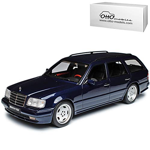 Otto Mobile Mercedes-Benz E-Klasse T-Modell S124 AMG E36 Kombi Dunkel Blau 1984-1997 Nr 753 1/18 Modell Auto von Otto Mobile