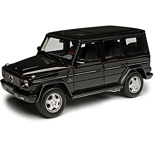 Mercedes-Benz G-Klasse G55 AMG Schwarz 1990-2018 Version Baujahr 2003 W463 Nr 320 1/18 Otto Mobile Modell Auto mit individiuellem Wunschkennzeichen von Otto Mobile