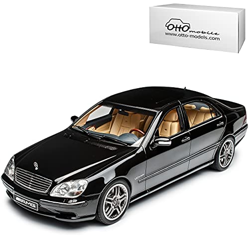 Mercedes-Benz S-Klasse S65 AMG W220 Limousine Onyx Grau Schwarz 1998-2005 Nr 846 1/18 Otto Modell Auto von Otto Mobile