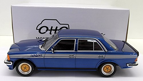 Otto Mobile OT221 Mercedes-Benz W123 AMG – Maßstab 1/18, Blau/Weiß von Otto Mobile