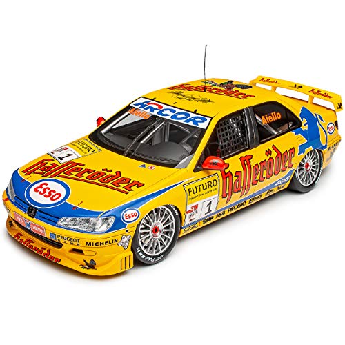 Peugeot 406 Super Tourenwagen Cup 1997 Gelb Aiello 1995-2005 Nr 324 1/18 Otto Modell Auto mit individiuellem Wunschkennzeichen von Otto Mobile