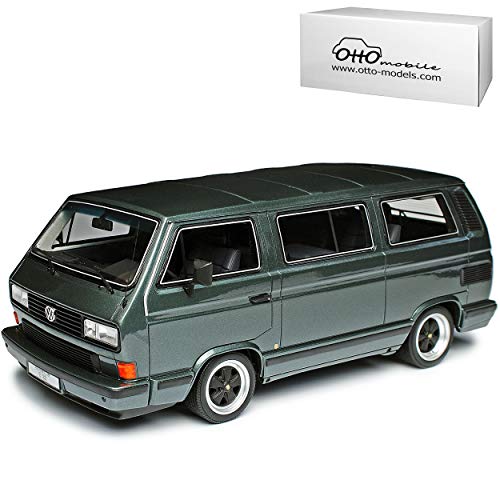 Otto Mobile Porsche B32 Basis Volkwagen T3 Bus Multivan Grau Transporter 1979-1992 Nr 327 1/18 Modell Auto mit individiuellem Wunschkennzeichen von Otto Mobile