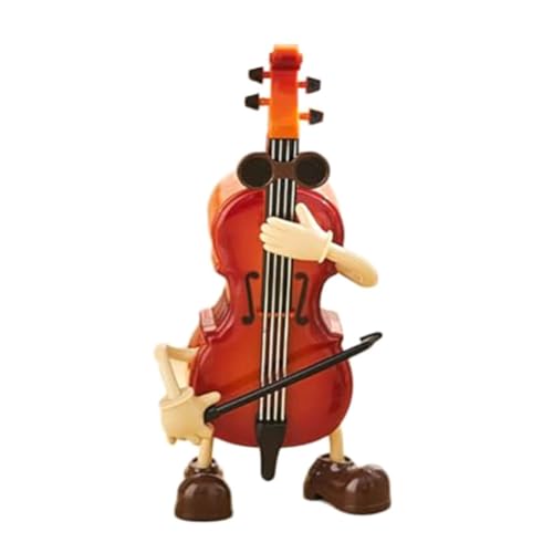 Otueidnsy Spieluhren für Mädchen, Mädchen-Schmuckkästchen, Spieluhren, Spieluhr mit Automatischer Swing-Gitarre, Violine, Desktop--Ornament, Langlebig, Einfache Installation, Einfach zu Bedienen, B von Otueidnsy