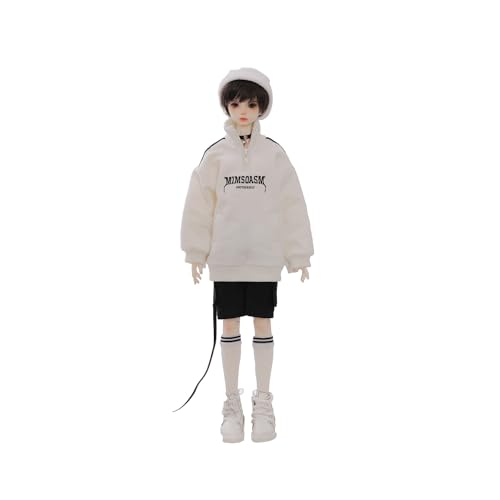 Oueneifs 1/4 Kaka BJD Puppe Fullset E mit weißen Casual Street Sport Hoodies Harz Spielzeug für 15+ Jahre alt von Oueneifs