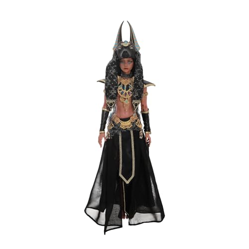 Oueneifs Anubis 1/4 Bjd Puppen Fantasy Antikes Ägypten Geheimnisvoller Kampfstil Hundegitter Harz-Spielzeug für 15+ Jahre alt (1/4 Anubis B) von Oueneifs