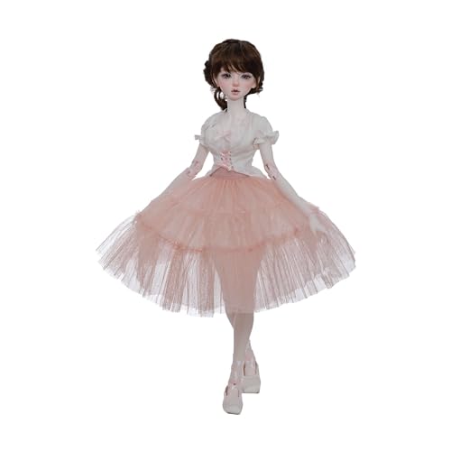 Oueneifs Ballerina Pearl Bjd Puppe 1/4 Moderne bewegliche Gelenke Komplettes Set Custoume Designer Modepuppe Harz Spielzeug für 15+ Jahre alt von Oueneifs