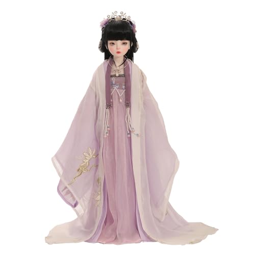 Oueneifs Lilya BJD Puppe 1/4 chinesisches rosa Kleid Design Kunst Harz Spielzeug von Oueneifs