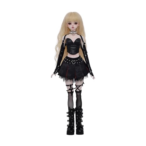 Oueneifs Ravenbjd Bjd Puppe 1/4 Fullset B Dark Rebellious Girl Style Harz Spielzeug für 15+ Jahre alt von Oueneifs