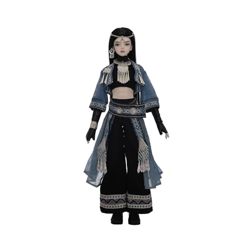 Oueneifs Suxi Bjd Puppe 1/4 Einzigartige Minderheit Miao Jugend Stickerei Exquisite Sammlung Geschenk Harz Spielzeug für 15+ Jahre alt von Oueneifs