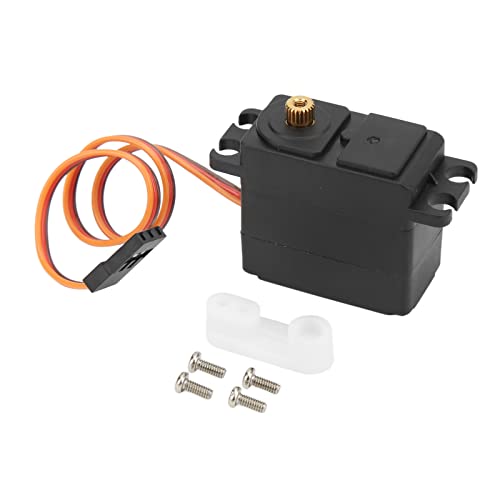 Oumefar 2,2 Kg RC-Car-Servomotor, Wasserdichtes Digitales Servo-Fernbedienungszubehör mit Metallgetriebe 4,8 V-6 V für R/C-Car-Roboterboot von Oumefar