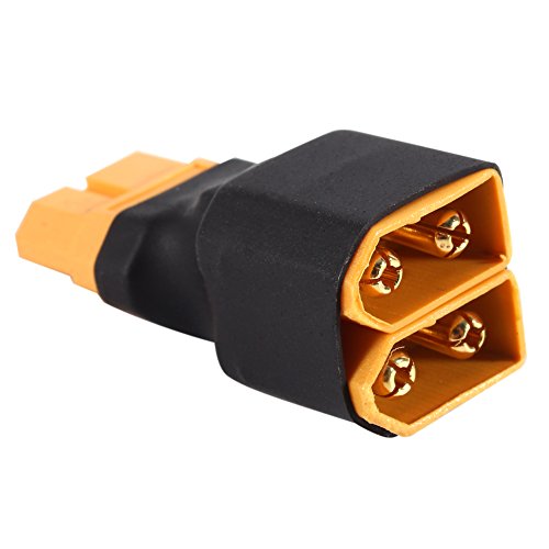 Oumefar Connector Battery Plug T Plugs to XT60 Adapter Connector Male Female No Wires Connector for Lipo Battery ESC RC Drone Car von Oumefar