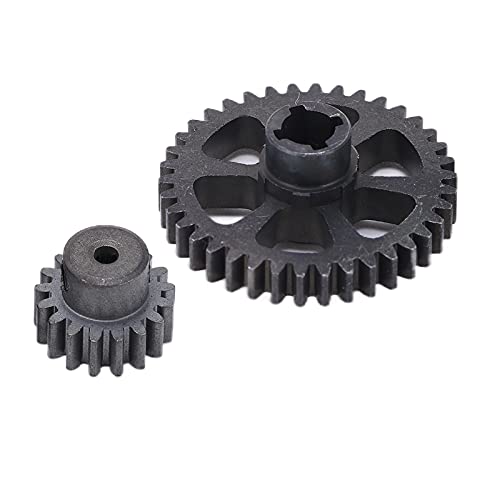 Oumefar Metal Reduction Motor Gear Upgrade Ersatzteile für Wltoys A949 A959 K929 1/18 RC Car RC Motor Ritzel RC Zubehör von Oumefar