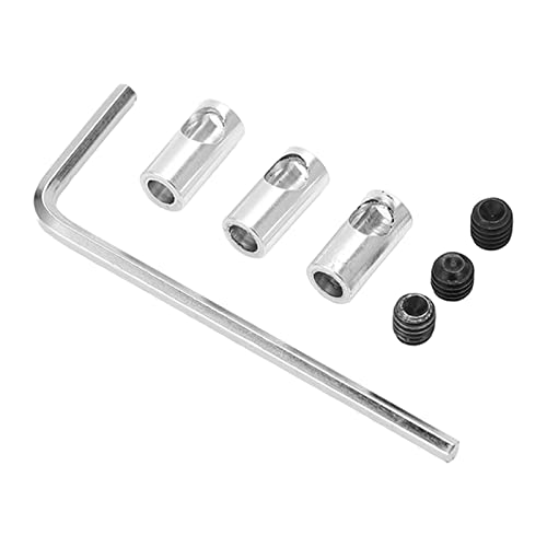 Oumefar Motorwellen-Ritzel-Adapter, Ritzel-Reduzierhülsen-Adapter, RC-Motorzubehör für 3,175 Mm Bis 5 Mm Wellenadapter, RC-Ritzelgetriebe-Adaptergröße mit 3,175 Mm von Oumefar