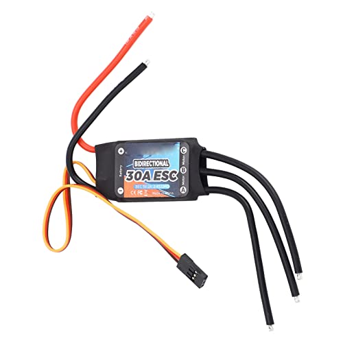 RC Brushless Motor GTSKYTENRC Bidirektionaler 30A Brushless ESC Elektrischer Geschwindigkeitsregler für RC Auto Boot Unterwasserpropeller von Oumefar