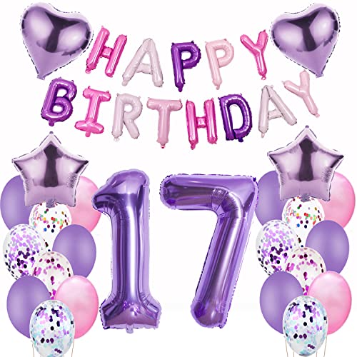 Luftballons 17. Geburtstag deko mädchen Lila Folienballon 17 jahre Geburtstag dekoration mädchen Happy Birthday 17 Geburtstag deko mädchen lila ballon 17 Geburtstagsdeko 17 Geburtstag mädchen Luftballons 17. Geburtstag deko mädchen Lila Folienballon 17 jahre Geburtstag dekoration mädchen Happy Birthday 17 Geburtstag deko mädchen lila ballon 17 Geburtstagsdeko 17 Geburtstag mädchen von Oumezon