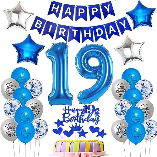 Luftballons 19 Geburtstag Junge deko blau, Geburtstagsdeko 19 Jahre Junge Dekoration, Ballon 19. Geburtstag Junge blau, Deko 19. Geburtstag Luftballons,Tortendeko 19. Geburtstag Junge kuchen deko Luftballons 19 Geburtstag Junge deko blau, Geburtstagsdeko 19 Jahre Junge Dekoration, Ballon 19. Geburtstag Junge blau, Deko 19. Geburtstag Luftballons,Tortendeko 19. Geburtstag Junge kuchen deko von Oumezon