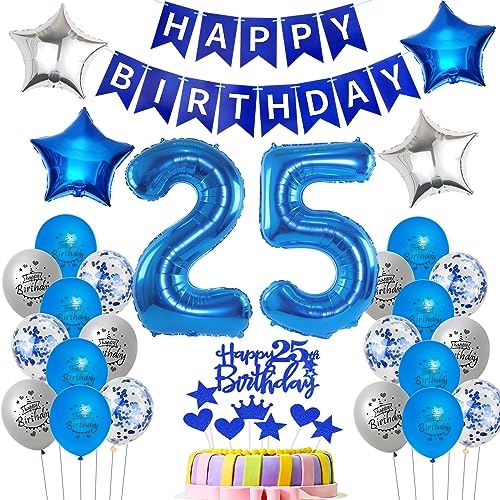 Luftballons 25 Geburtstag Mann deko blau, Geburtstagsdeko 25 Jahre Mann Dekoration, Ballon 25. Geburtstag Männer blau, Deko 25. Geburtstag Luftballons,Tortendeko 25. Geburtstag Mann blau Luftballons 25 Geburtstag Mann deko blau, Geburtstagsdeko 25 Jahre Mann Dekoration, Ballon 25. Geburtstag Männer blau, Deko 25. Geburtstag Luftballons,Tortendeko 25. Geburtstag Mann blau von Oumezon