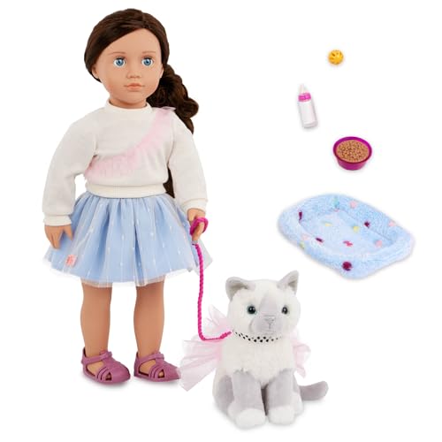 Our Generation – 18-inch Doll & Pet Cat Set – Plush Kitten Stuffed Animal – Pet Bed & Care Accessories – Pretend Play – Toys for Kids Ages 3 Years & Older – Mindy & Pepper Our Generation – 18-inch Doll & Pet Cat Set – Plush Kitten Stuffed Animal – Pet Bed & Care Accessories – Pretend Play – Toys for Kids Ages 3 Years & Older – Mindy & Pepper von Our Generation