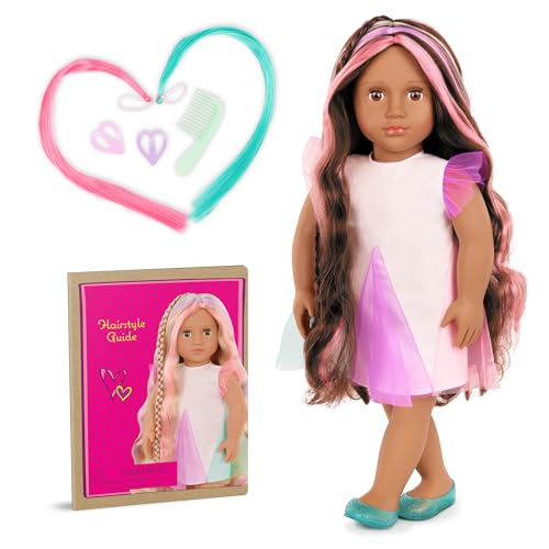 Our Generation – 18-inch Hair Grow Doll – Extendable Braid & Styling Accessories – Pretend Play – Toys for Kids Ages 3 Years Old & Up – Tania from Hair to There Our Generation – 18-inch Hair Grow Doll – Extendable Braid & Styling Accessories – Pretend Play – Toys for Kids Ages 3 Years Old & Up – Tania from Hair to There von Our Generation