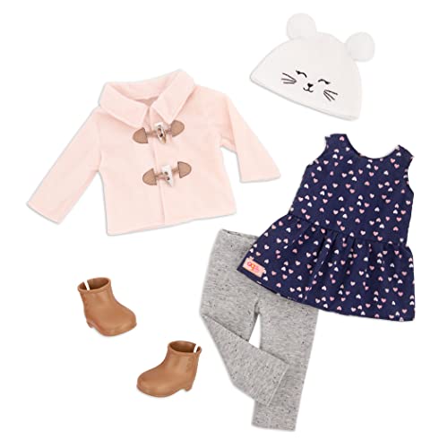 Our Generation BD30460Z Deluxe Puppenkleidung-Kleid mit Herzen, Ab 3 Jahren Our Generation BD30460Z Deluxe Puppenkleidung-Kleid mit Herzen, Ab 3 Jahren von Our Generation