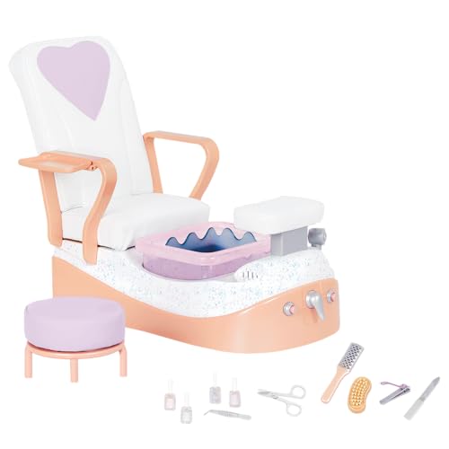 Our Generation BD35194Z Spa Day Liege - Zubehör für 46cm Puppen, Spielhaus, Puppenhaus, Spieleset, Entspannung – Kinder Spielzeug ab 3 Jahre - 45424 HCM Kinzel von Our Generation