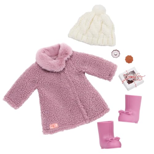 Our Generation Deluxe Outfit Winterprinzessin für 46cm Puppen, Teddy-Mantel, Bommelmütze, stylische Stiefel für den Winterspaß – Kinder Spielzeug ab 3 Jahren Our Generation Deluxe Outfit Winterprinzessin für 46cm Puppen, Teddy-Mantel, Bommelmütze, stylische Stiefel für den Winterspaß – Kinder Spielzeug ab 3 Jahren von Our Generation