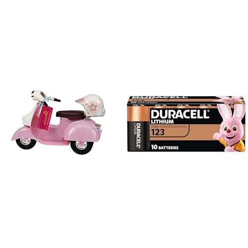 Our Generation – Fahrzeug-Spielset – Rosa & Elfenbein – 46 cm Puppenzubehör – Rollenspiel – Spielzeug für Kinder ab 3 Jahren – Roller pink/Elfenbein + Duracell High Power Lithium 123 Batterie 3 V (CR1 Our Generation – Fahrzeug-Spielset – Rosa & Elfenbein – 46 cm Puppenzubehör – Rollenspiel – Spielzeug für Kinder ab 3 Jahren – Roller pink/Elfenbein + Duracell High Power Lithium 123 Batterie 3 V (CR1 von Our Generation