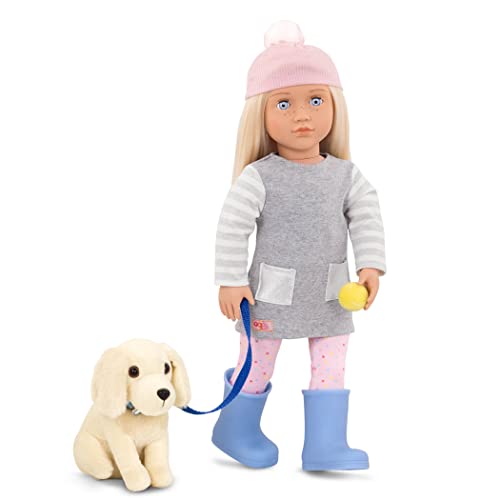 Our Generation - Puppe Meagan mit Golden Retriver Hund 46cm, Bunt, BD31242C1Z von Our Generation