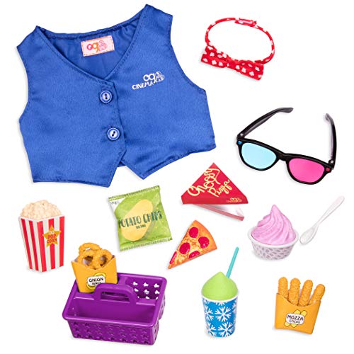 Our Generation - Puppen Outfit Kinobesuch mit Snacks, BD37848Z, Bunt von Our Generation