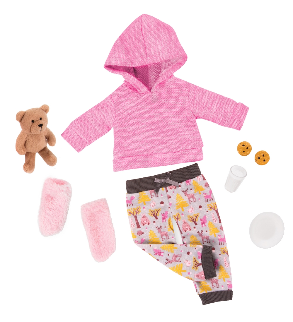 Our Generation Puppenkleidung - Deluxe Pyjama Set m. Kuscheltier - Our Generation - One Size - Puppenkleidung Our Generation Puppenkleidung - Deluxe Pyjama Set m. Kuscheltier - Our Generation - One Size - Puppenkleidung von Our Generation