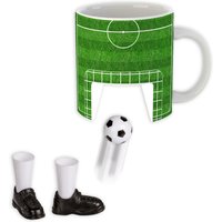 Kaffeetasse "Fußball" mit Ball und Fußballschuhen von Out of the Blue