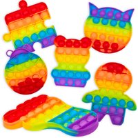 Fidget Pop Toy im Regenbogen-Look, 1 Stück von Out of the blue KG