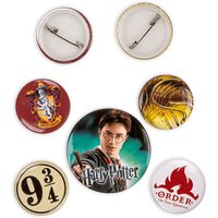 Harry Potter Button-Set, 5-teilig, Mitgebsel zur Hogwarts-Party von Out of the blue KG