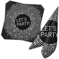 Papierservietten "Lets Party", 20er Pack von Out of the blue KG