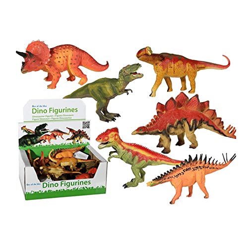 Kunststoff Dino Figuren 20 cm T-Rex Triceratops Stegosaurus 20 cm Dinosaurier von Out of the blue