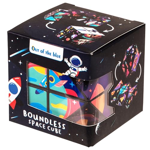 Magischer Weltraumwürfel Spielzeug - All Magic Space Cube - 6x6x6 cm, Transformierender Formwechsel Zauberwürfel für Kinder & Erwachsene, Intelligentes Puzzle zum Stressabbau, Kreative Geschenke von Out of the blue