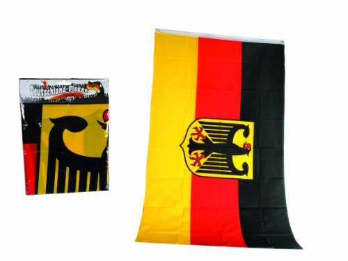 Out of the blue Deutschlandflagge,Deutschlandfahne mit Bundesadler für Fahnenmast,ca. 90 x 150 cm Out of the blue Deutschlandflagge,Deutschlandfahne mit Bundesadler für Fahnenmast,ca. 90 x 150 cm von Out of the blue
