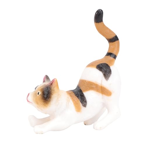 Outanaya 1stk Katzenmodell Tiermodell Tierfiguren Zum Sammeln Tiere Simulationsdekor Tierschmuck Miniatur-tierfigur Katzenskulptur Im Freien Mini-tierfigur Katze-statue-dekor Plastik von Outanaya