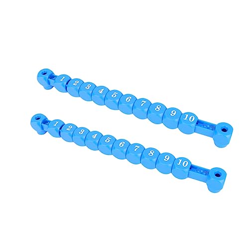 Outanaya 2pcs Multifunktionale Kunststoff-Scoring-einheiten Langlebige Tischfußball-markierungen Für Table Soccer Score Keeper (blau) von Outanaya