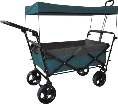 Outdoor active Bollerwagen ''Petrol'' mit Dach, faltbar von Outdoor active