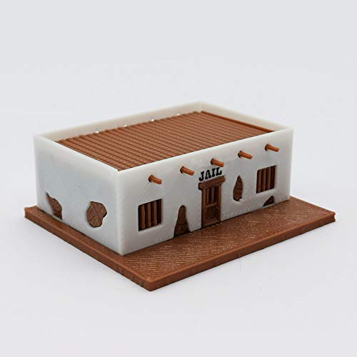 Outland Models Scenery Building Old West Jail 1:220 Z Scale Outland Models Scenery Building Old West Jail 1:220 Z Scale von Outland Models