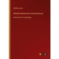 Mittelhochdeutsches Handwörterbuch von Outlook